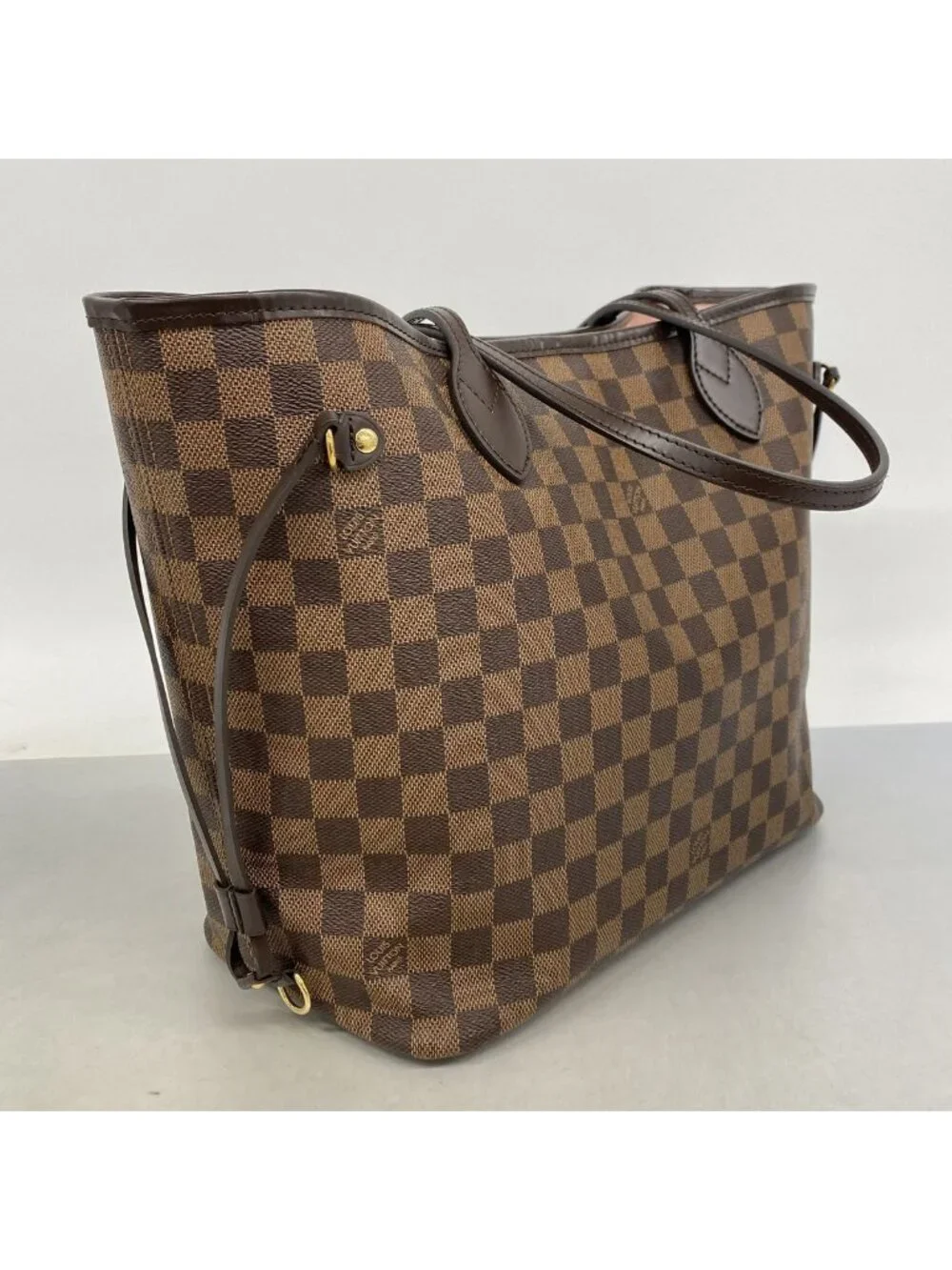Louis Vuitton Tote Damier Neverfull MM Ebene Rose Ballerine